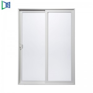Алуминиева система за плъзгащи се прозорци Алуминиева бутално-издърпваща се прозорка с алуминиева рамка на прозореца с двоен ст...