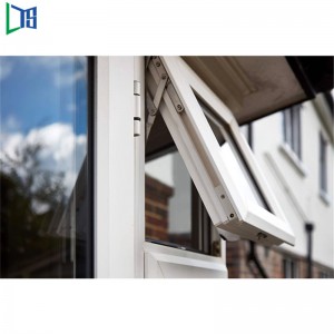 As2047 Австралия Стандартен изящен алуминиев сенник с двоен стъклопакет с добра хардуерна стоманена мрежа