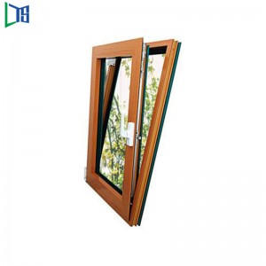 Прозорци с алуминиев наклон и завой с 2019 г. Нов дизайн със стоманена мрежа и анодизиран завършек