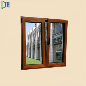 Висококачествен китайски топ доставчик, термично счупен алуминиев накланящ се и завъртащ прозорец за жилищно двойно остъкление