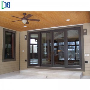 Интериорна врата от закалено стъкло с плъзгащи се врати от закалено стъкло с решетка