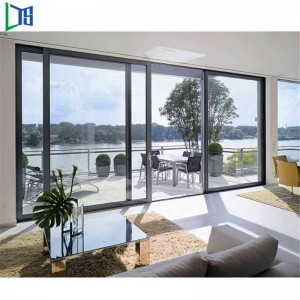 Австралийска стандартна плъзгаща се вратичка със стикери с двойно остъкляване на прахово покритие завършен марков хардуер