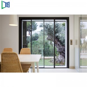 Австралийска стандартна плъзгаща се вратичка със стикери с двойно остъкляване на прахово покритие завършен марков хардуер