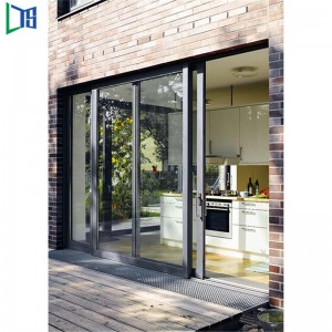 Австралийска стандартна плъзгаща се вратичка със стикери с двойно остъкляване на прахово покритие завършен марков хардуер