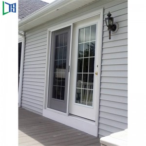 Двойни стъклени алуминиеви плъзгащи се врати Двойни предпазни остъкляващи врати с As2047 и прахово покритие завършени