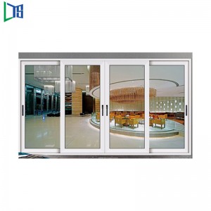 LYS 120 Повдигаща се и плъзгаща се врата с двойно остъкляване за луксозна резистивна прахово покритие