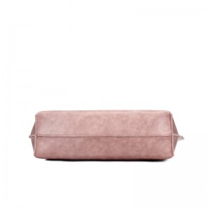 HD0823 - Фабрично директно се продават Розови растителни PU кожени чанти за жени