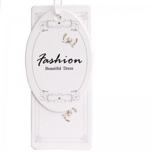 Креативен етикет за модни дрехи закачалка по поръчка 04