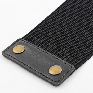 HD0823 - Персонализиран PU комбиниран еластичен колан за женска талия