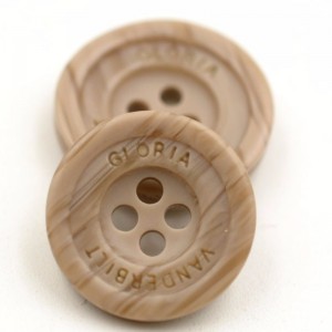 моден дизайн 2 дупки полиестерни шият дрехи бутони тип 14