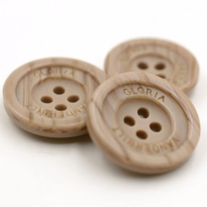 моден дизайн 2 дупки полиестерни шият дрехи бутони тип 14