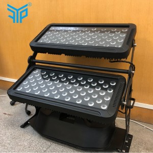 LED RGBW 120 * 8w двуслойна външна светлинна светлина за измиване на стена, IP65