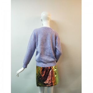 PUR COLLECTION PURPLE SWEATER RLWS0039F