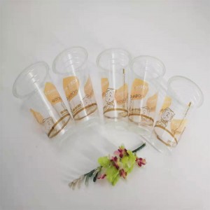 Храна степен 16оз обичайни пластмасови ясни PET блистера чаша за сок