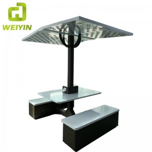 Общества за открит парк и хотели Smart Solar Power Charging Station за телефон зарядно и AC мрежа