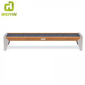 Интелигентна желязна пейка за градинска мебел Solar Power с USB зареждане и WiFi достъп