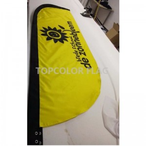 Промоционално най-продавано рекламно знаме на открито перо