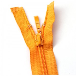 Памучно палто отворен край 70 см 5 # найлонов цип 5