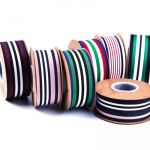 4 # по поръчка 40 мм топлопренос печат трикольор grosgrain лента лента за облекло
