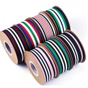 4 # по поръчка 40 мм топлопренос печат трикольор grosgrain лента лента за облекло