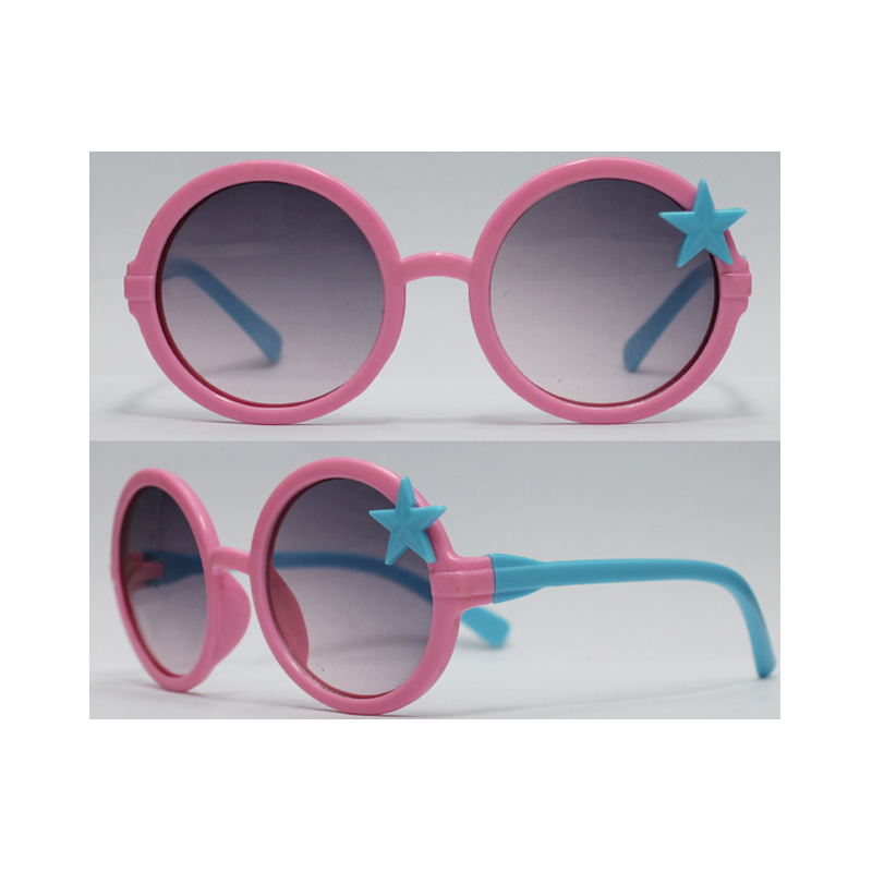 Нови модни детски пластмасови очила, костюм за момичета, различни цветове са на разположение