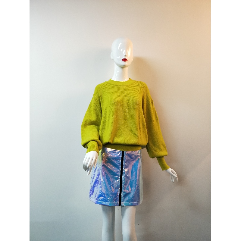 YELLOW BATWING SWEATER RLWS0110F