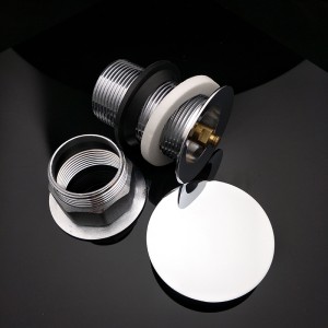 Хром хлъзгам поп нагоре тласкам дъното отпадъци мивка изтичане