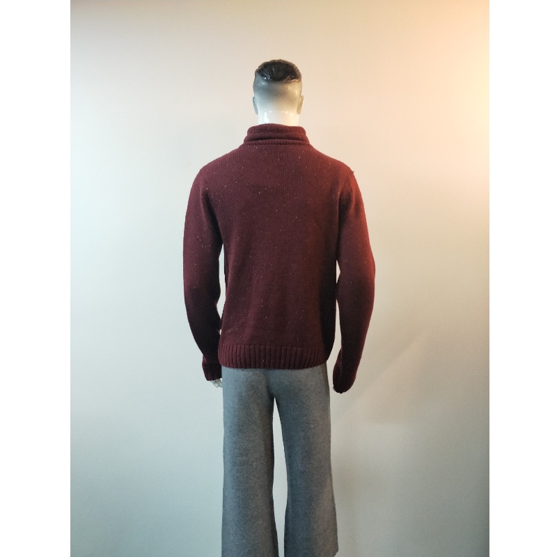 BURGUNDY SWEATER RLMS0054F