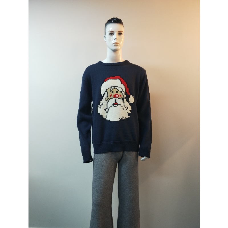 SANTA CLAUS PRINT SWEATER RLMS0060F