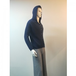 КАРДИГАН С КАПАЧКА НА ПЛАТНОТО RLMS0079F