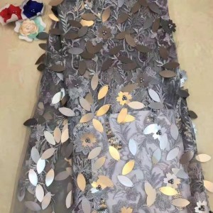 Евтини пайети и мъниста плат за Азия дрехи сватбена рокля плат