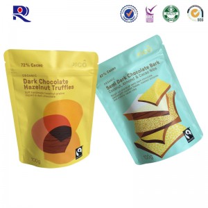 Алуминиево фолио се поставя торбичка с цип за шоколад или други хранителни опаковки 100g 250g 500g и др