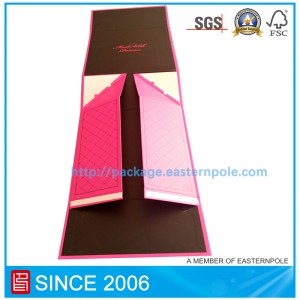 Луксозна твърда сгъваема кутия с индивидуален дизайн