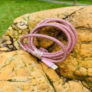 Блинг Блинг брокат Дейта Кейбъл