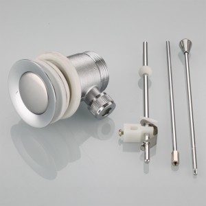 Комплект мивка за баня изскача пръчка за повдигане на отпадъци