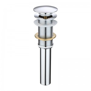 Кликнете върху хром хром хром басейни отпадъчни фитинги за тръби без преливане