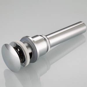 Монтиране на отпадъчни тръби на хром за мивка