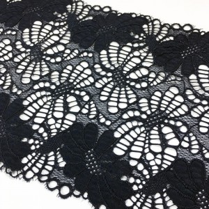 Найлонова еластична широка дантела с широка 18CM за бельо или дрехи