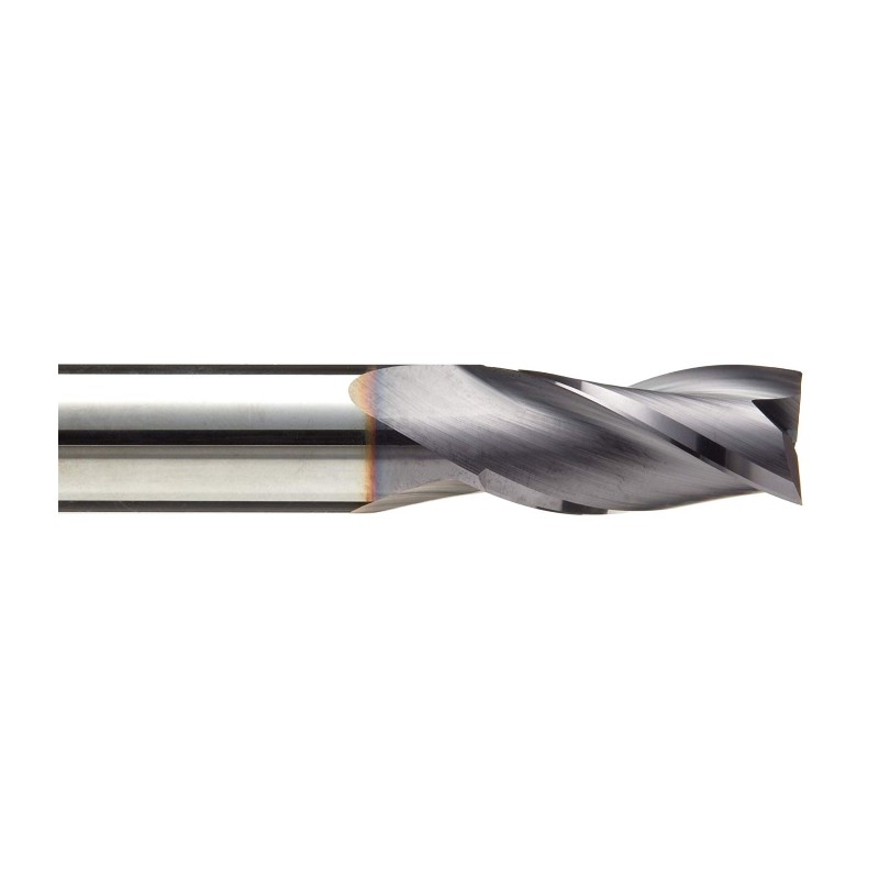 Carbide Square Nose End Mill, Inch, TiAlN Finish, Groffing and Finishing Cut, спирала 30 градуса, 3 флейти, 1,5 