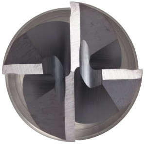 Carbide Square Nose End Mill, TiAlN Finish, Groffing and Finishing Cut, спирала 30 градуса, 4 флейти, 2,5 \
