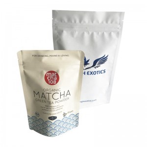 Чанта от алуминиево фолио за чанта за зелен чай на прах с торбички с евтини цени
