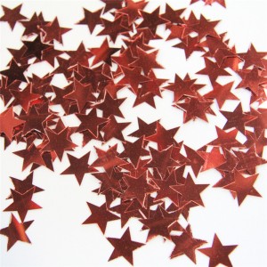 Конфети от лъскаво фолио с блясък от люспи от полиестер