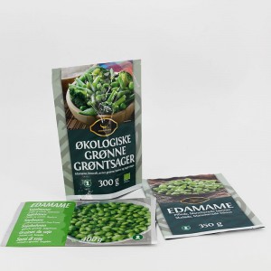 торба за хранителни продукти задно уплътнение растителни семена за опаковане на семена