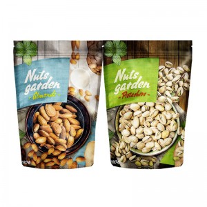 Торбичка с цип Крафт хартия, изправяне на хранителни опаковки, Ziplock чанта Doypack по поръчка