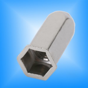 Намалете шестнадесетичната част на тялото с шестостенна глава