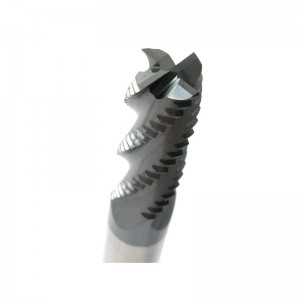 Крайна фреза от твърд карбид, HRC45 с покритие Tialn, 4 флейти, диаметър 1/4 \