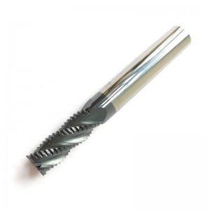 Крайна фреза от твърд карбид, HRC45 с покритие Tialn, 4 флейти, диаметър 1/4 \