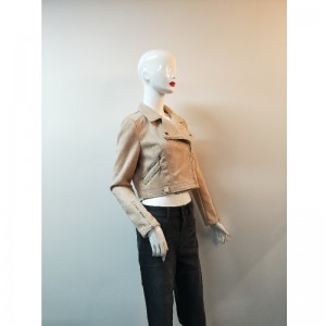 PINK ZIPPER BIKER JAKET RLWSJ0006N