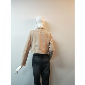 PINK ZIPPER BIKER JAKET RLWSJ0006N