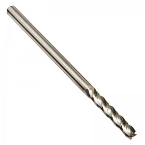 Premium Carbide End Mill, дълга серия, 4 флейта, 1/8 \